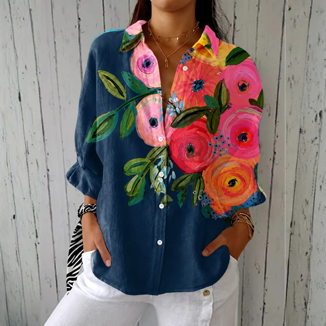 Eeva | Colourful Printed Blouse