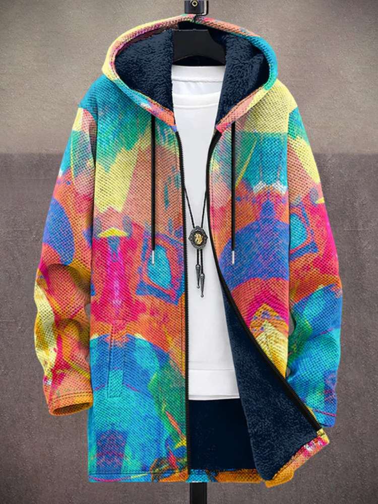 Jade™ - Luxurious Art-Inspired Zip-Up Hoodie