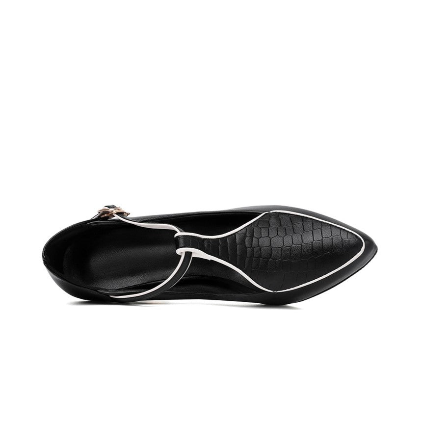 Hermione women's jewelled t-bar court shoes