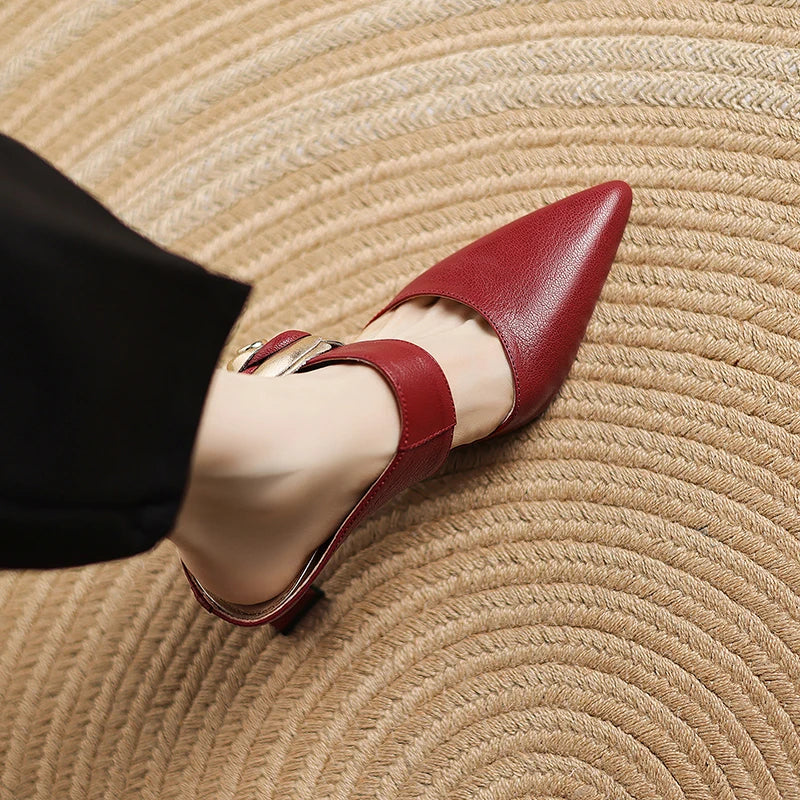 Garnet – Romantic Statement Mules
