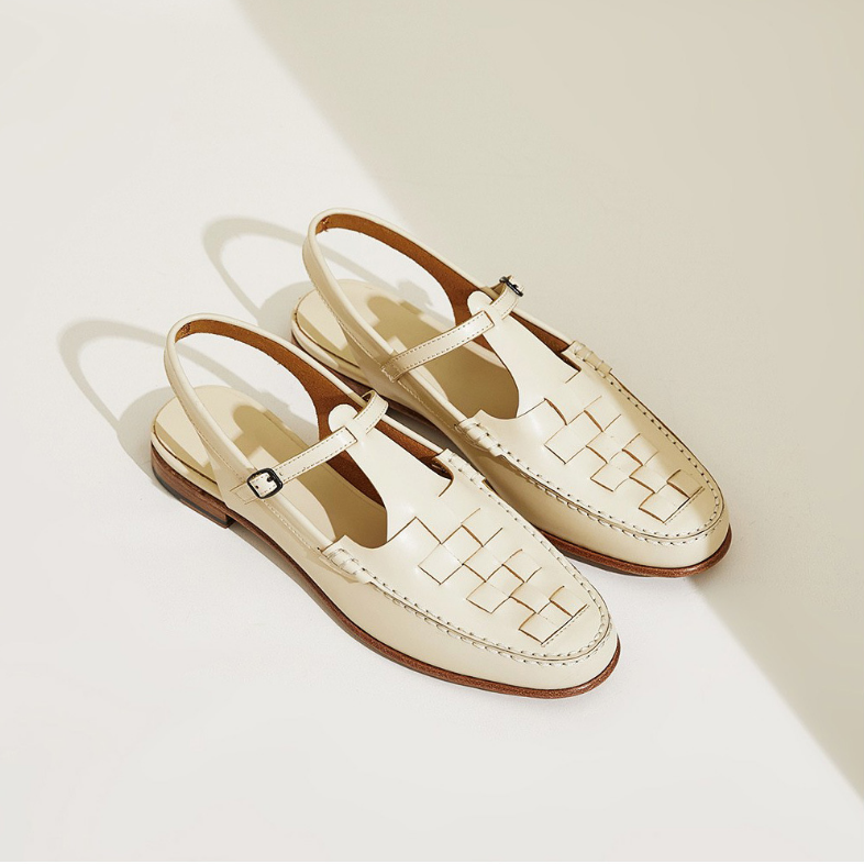Palermo | Braided Slingback Loafers