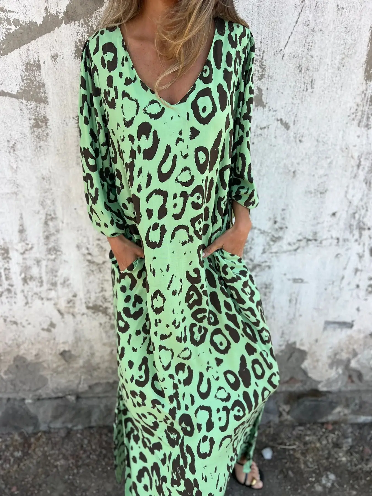 Savannah | Summer dress with leopard print