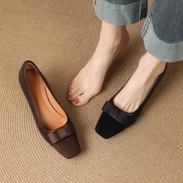 Catlin | Bow Detail Block Heels