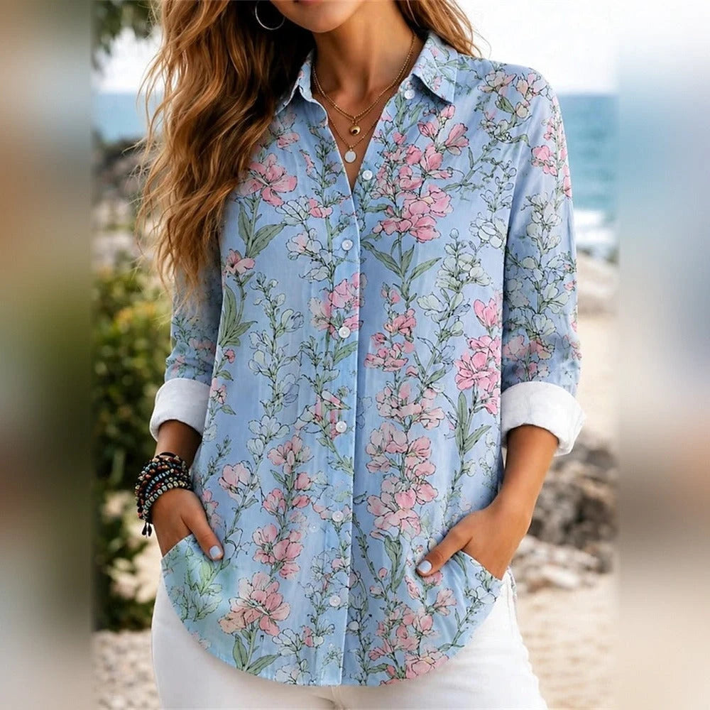 Winona in Sky Floral