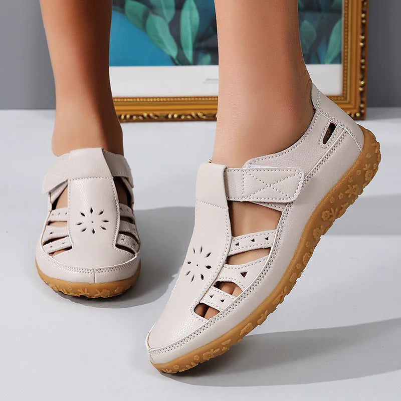 Maude Orthopaedic Closed-Toe Cut-Out Walking Sandals