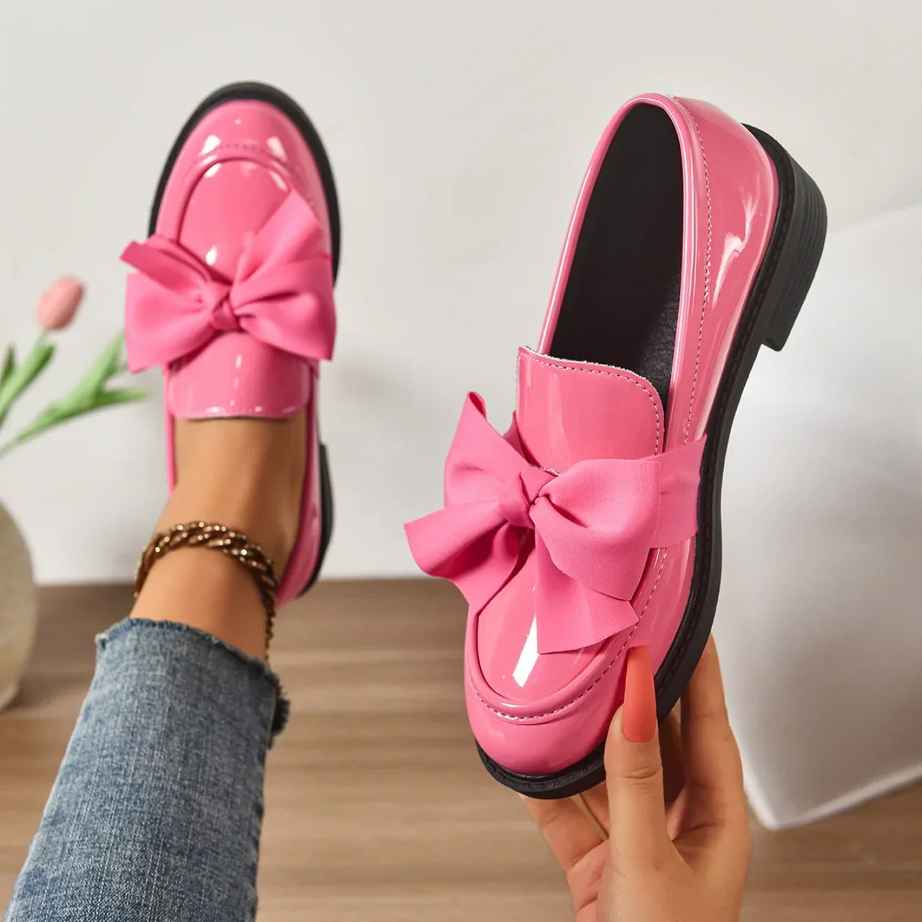 Kelis | Classic Bow Loafers