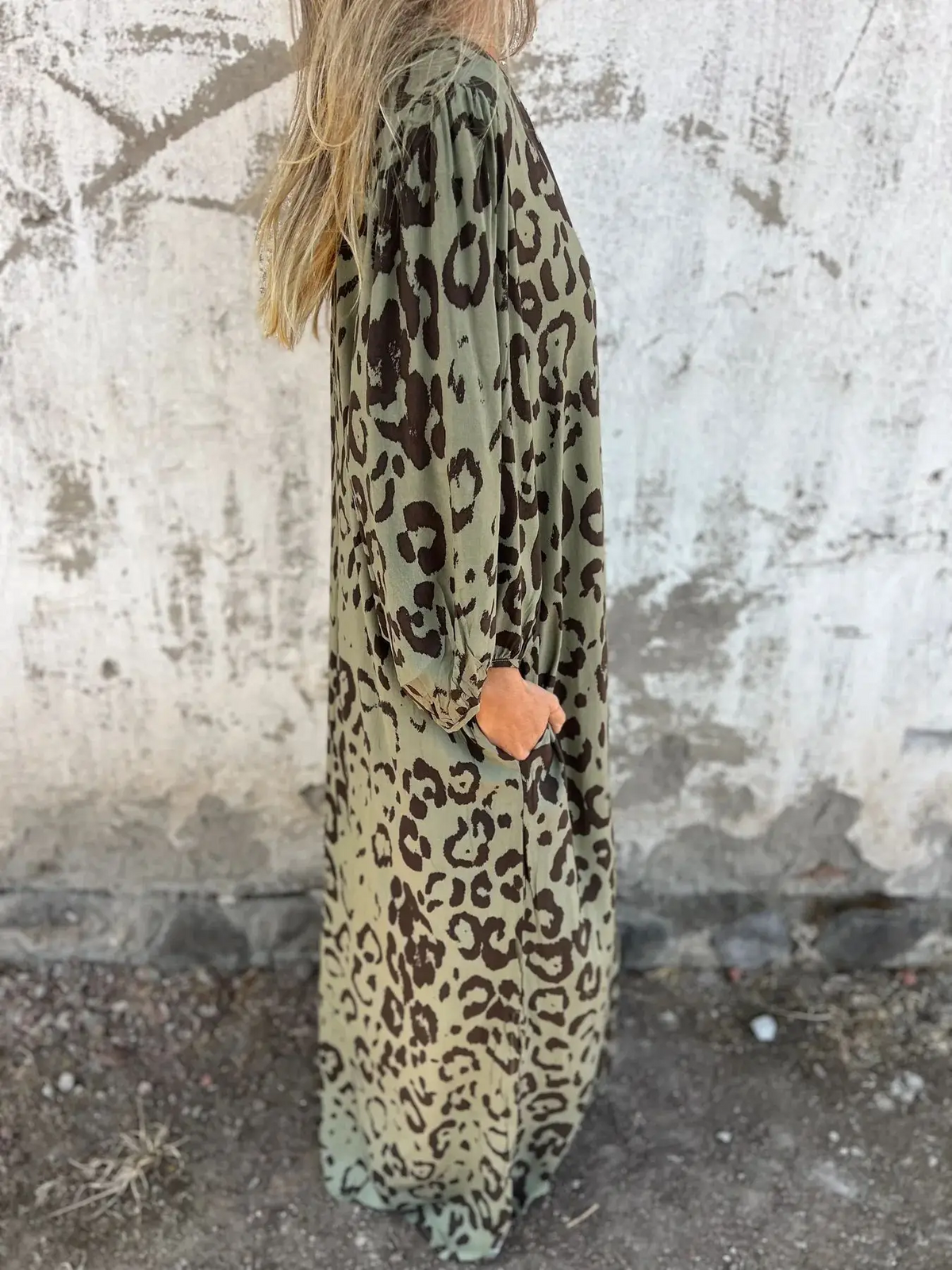 Savannah | Summer dress with leopard print