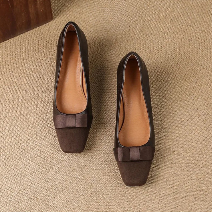 Catlin | Bow Detail Block Heels