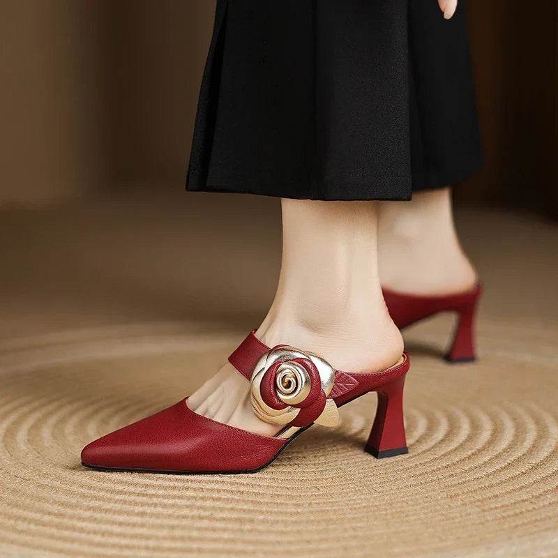 Garnet – Romantic Statement Mules