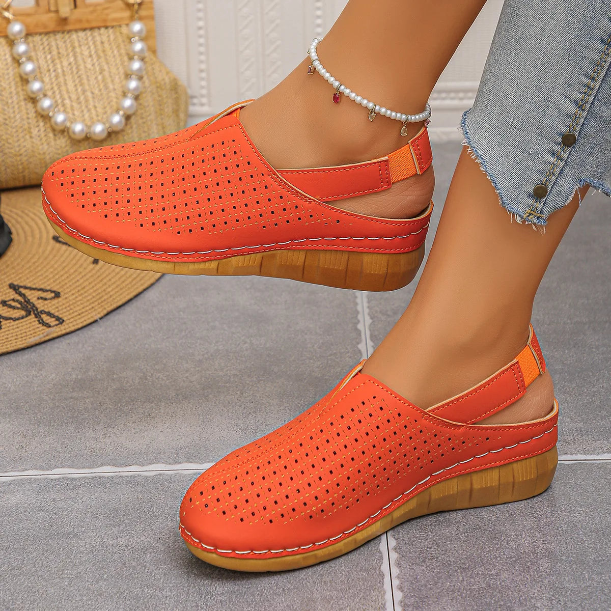 Dorothea in Orange Red