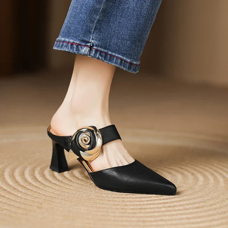 Garnet – Romantic Statement Mules