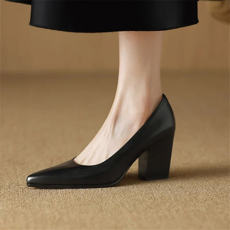 Zella | Pointed-Toe Block Heels