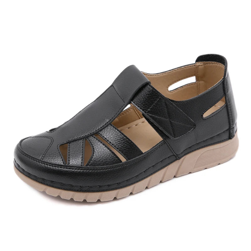 Lorelei Comfort Orthopaedic Sandals in Black