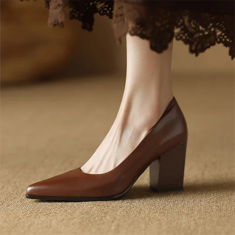 Zella | Pointed-Toe Block Heels