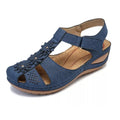 Jolene | Women's Orthopaedic Closed-Toe Floral Wedge Sandals