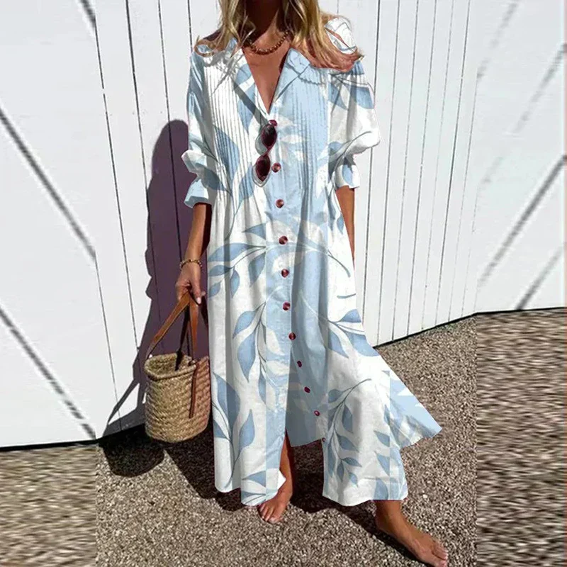 Daphne | Puff sleeve maxi dress