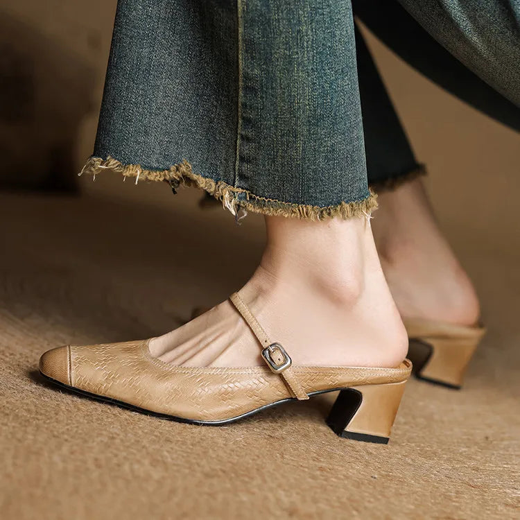 Berla – Elegant Heeled Mules