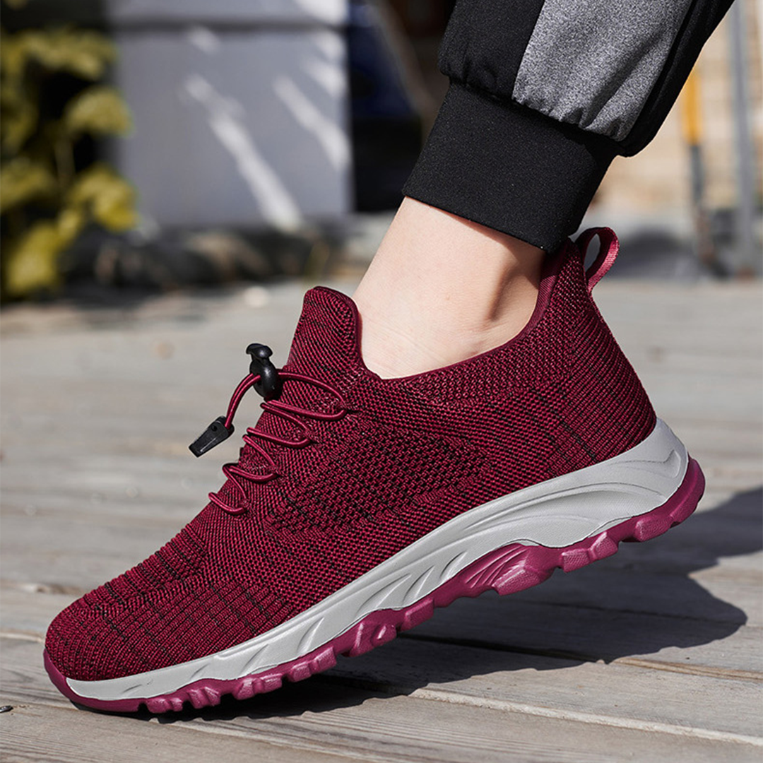 Vicki – Orthopaedic Knit Toggle-Lace Sneakers