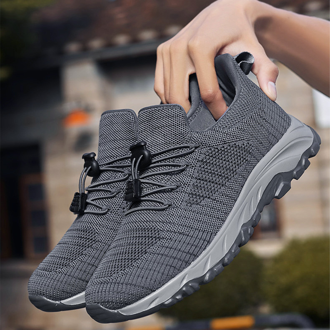 Vicki – Orthopaedic Knit Toggle-Lace Sneakers