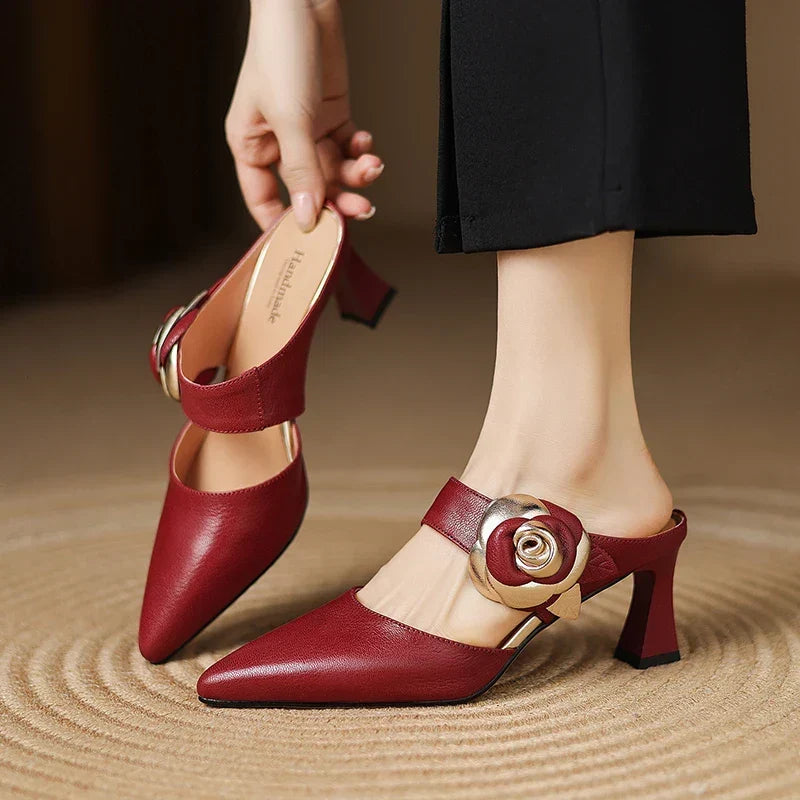 Garnet – Romantic Statement Mules