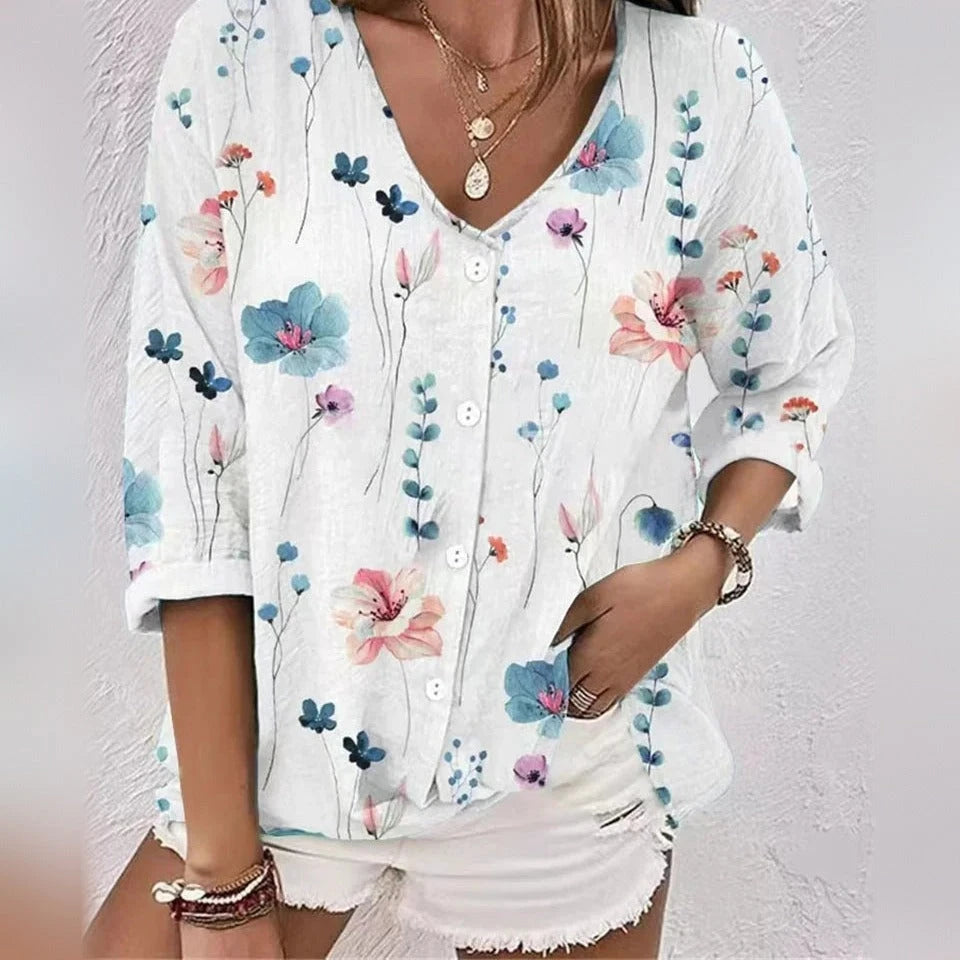 Philomena in White Floral