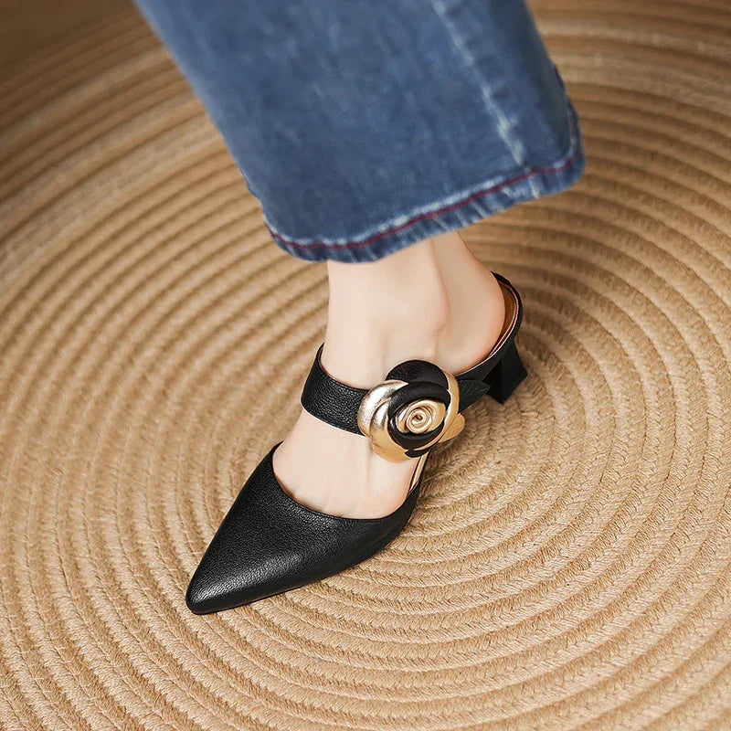 Garnet – Romantic Statement Mules