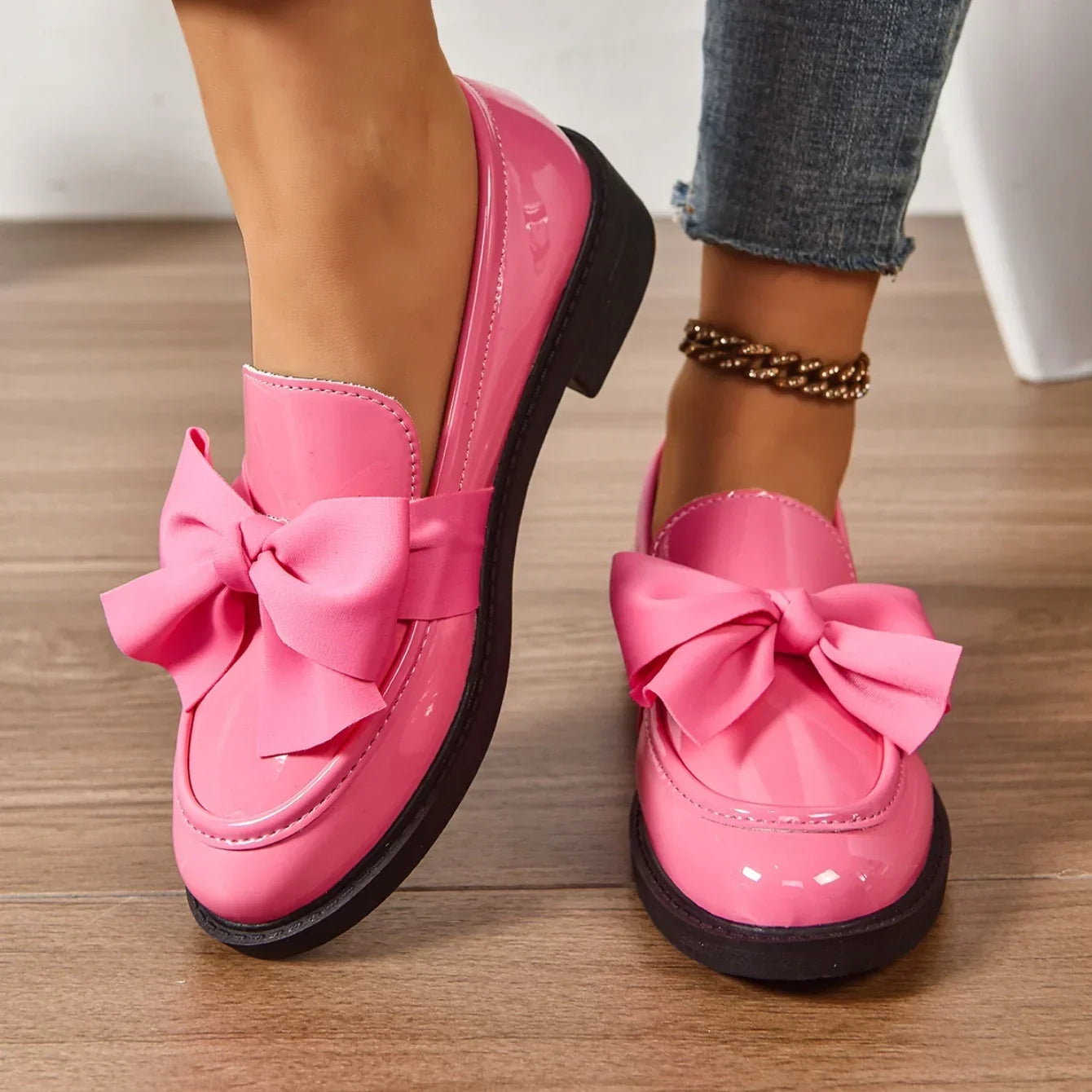 Kelis | Classic Bow Loafers