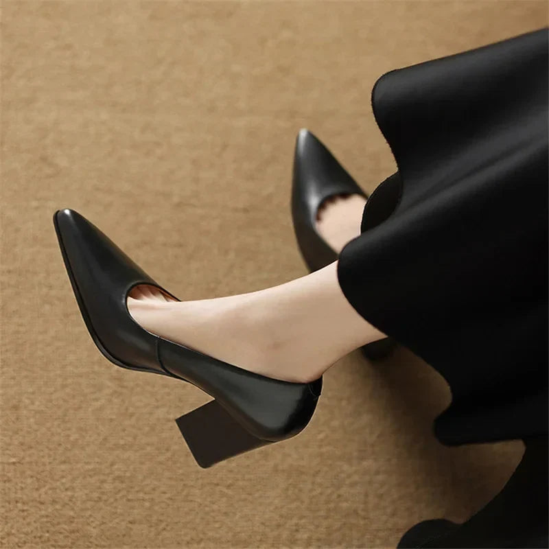 Zella | Pointed-Toe Block Heels