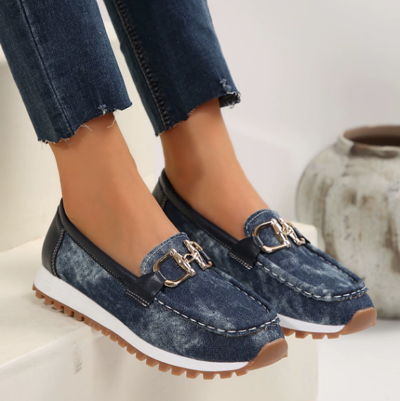 Eliza - Orthopedic Hybrid Buckle Loafers