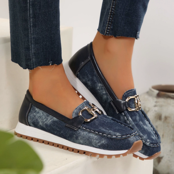 Eliza - Orthopedic Hybrid Buckle Loafers