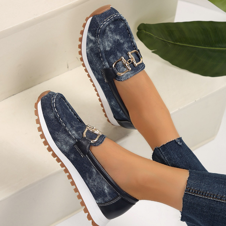 Eliza - Orthopedic Hybrid Buckle Loafers