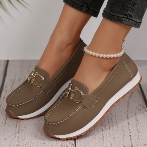 Estelle | Orthopedic Buckle Loafers