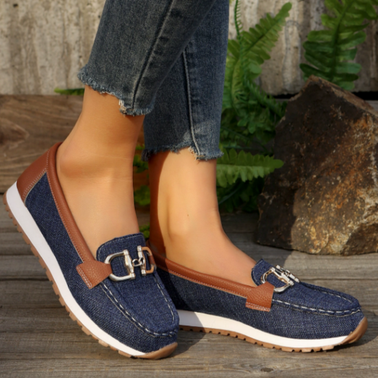 Esme - Orthopedic Flat Buckle Loafers