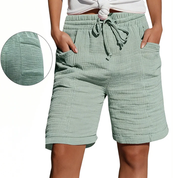 Anna | Comfortable Bermuda Shorts with Elastic Waistband