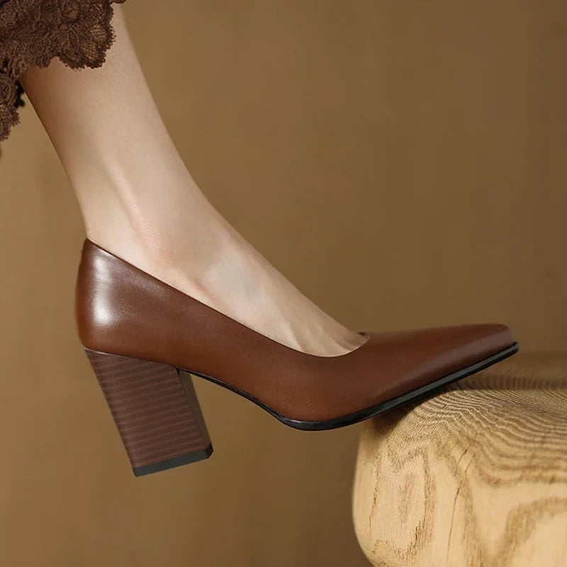 Zella | Pointed-Toe Block Heels
