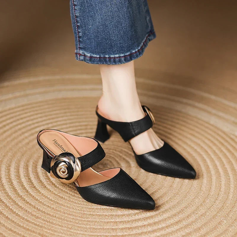 Garnet – Romantic Statement Mules