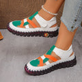 Joanne | Women's Orthopaedic Closed-Toe Colour-Block Sandals