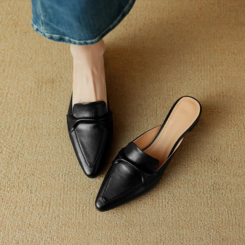 Alaya – Modern Heeled Mules