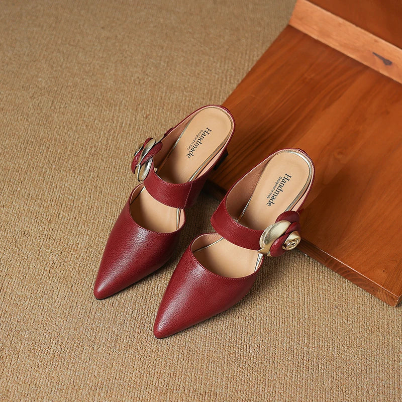 Garnet – Romantic Statement Mules