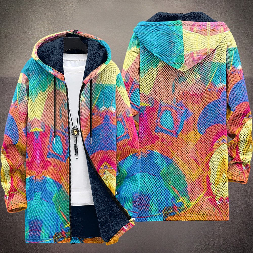 Jade™ - Luxurious Art-Inspired Zip-Up Hoodie
