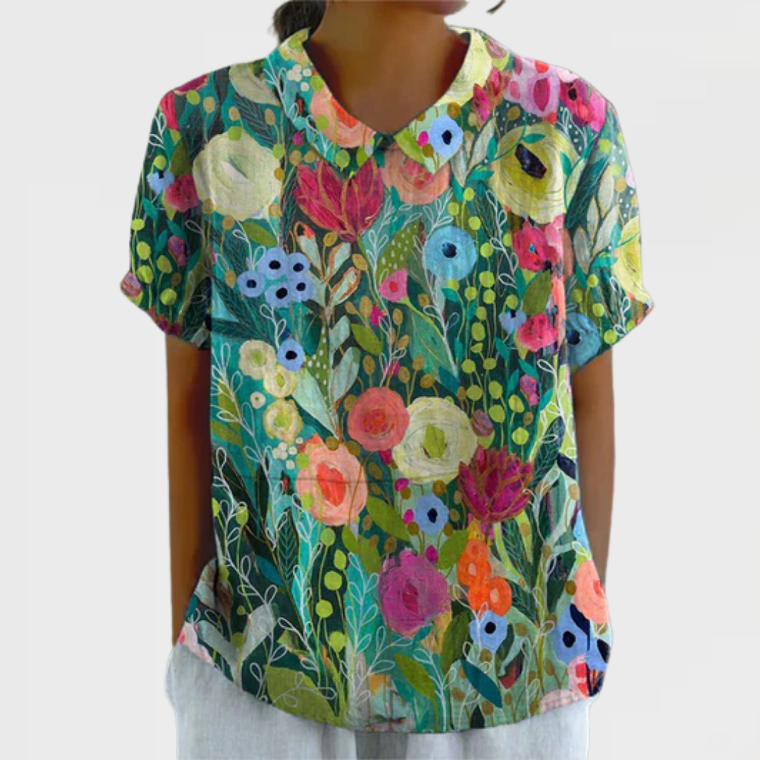 Daisy | Watercolour Floral Shirt