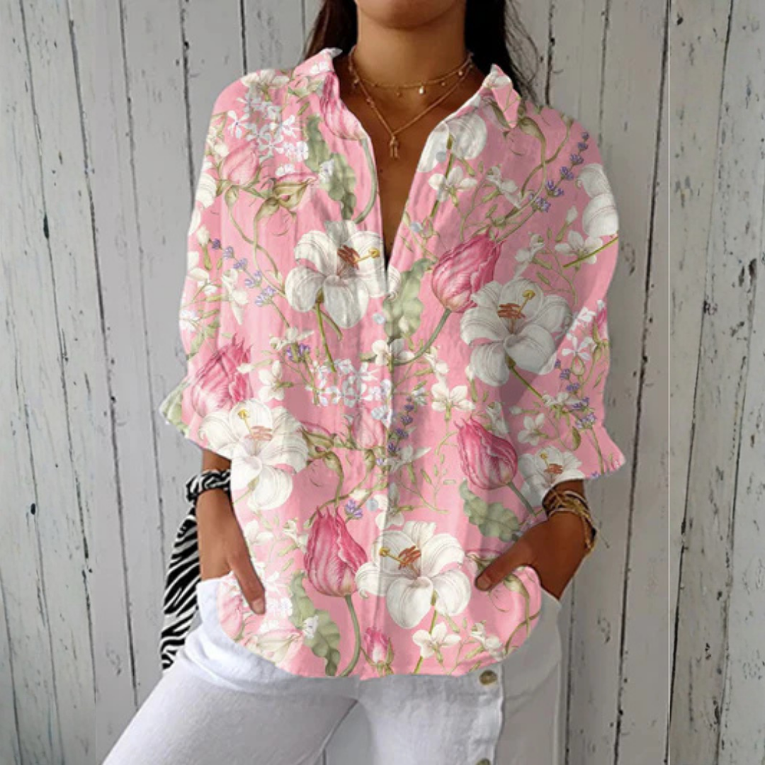 Paula | Stylish Floral Blouse