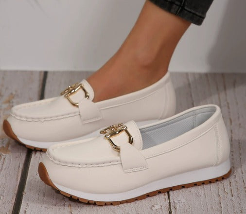 Esme - Orthopedic Flat Buckle Loafers