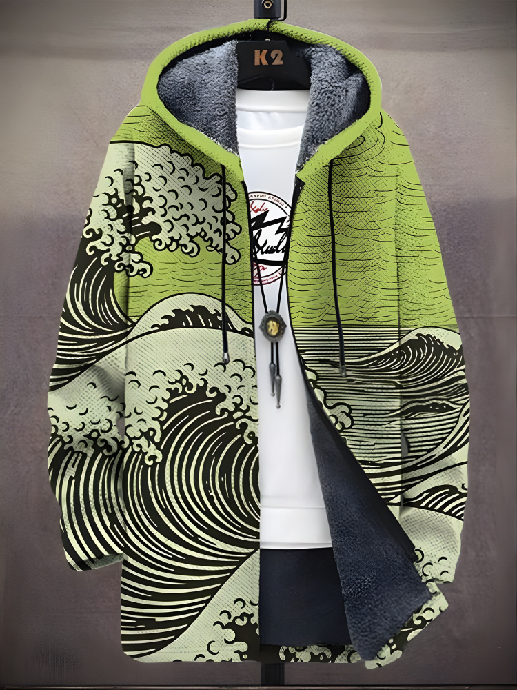 Xavier™ - Luxurious Art-Inspired Zip-Up Hoodie