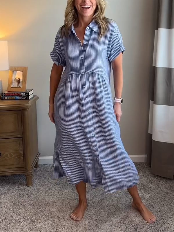Irma dress worn, front