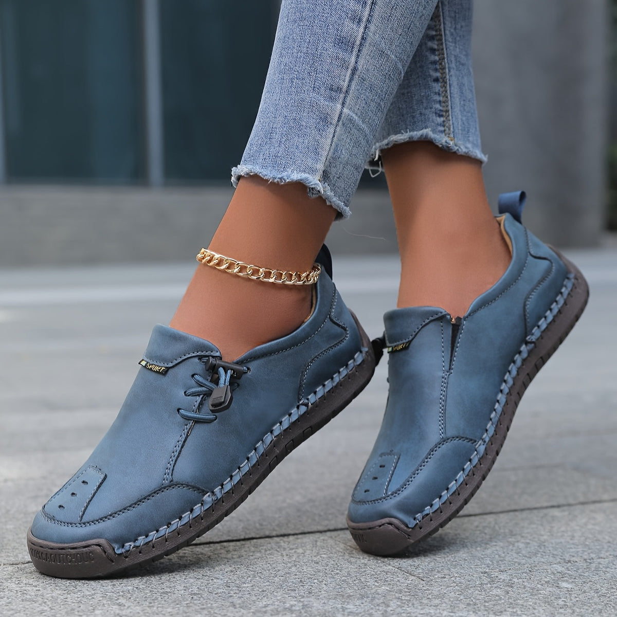 Polly – Orthopaedic Toggle-Lace Slip-On Shoes