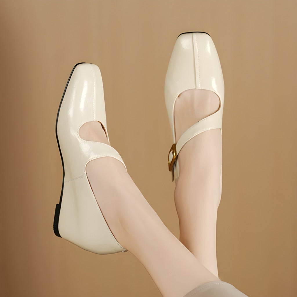 Viora | Mary Jane Wedge Heels