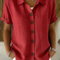 Rosalba | Women's Short-Sleeve Button-Up Shirt