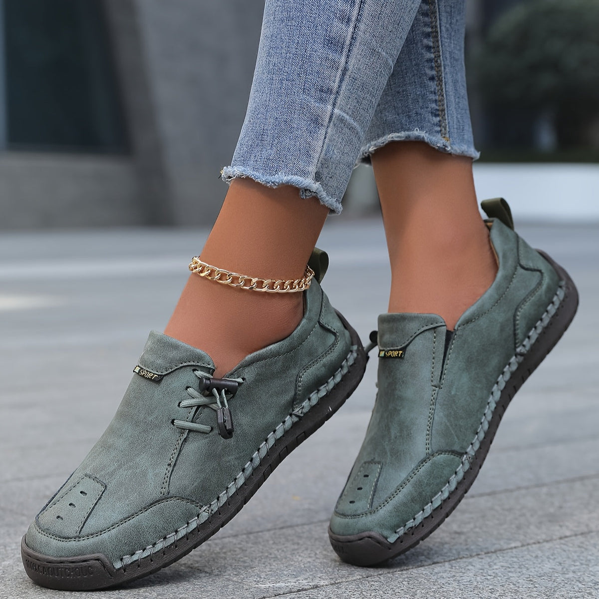 Polly – Orthopaedic Toggle-Lace Slip-On Shoes