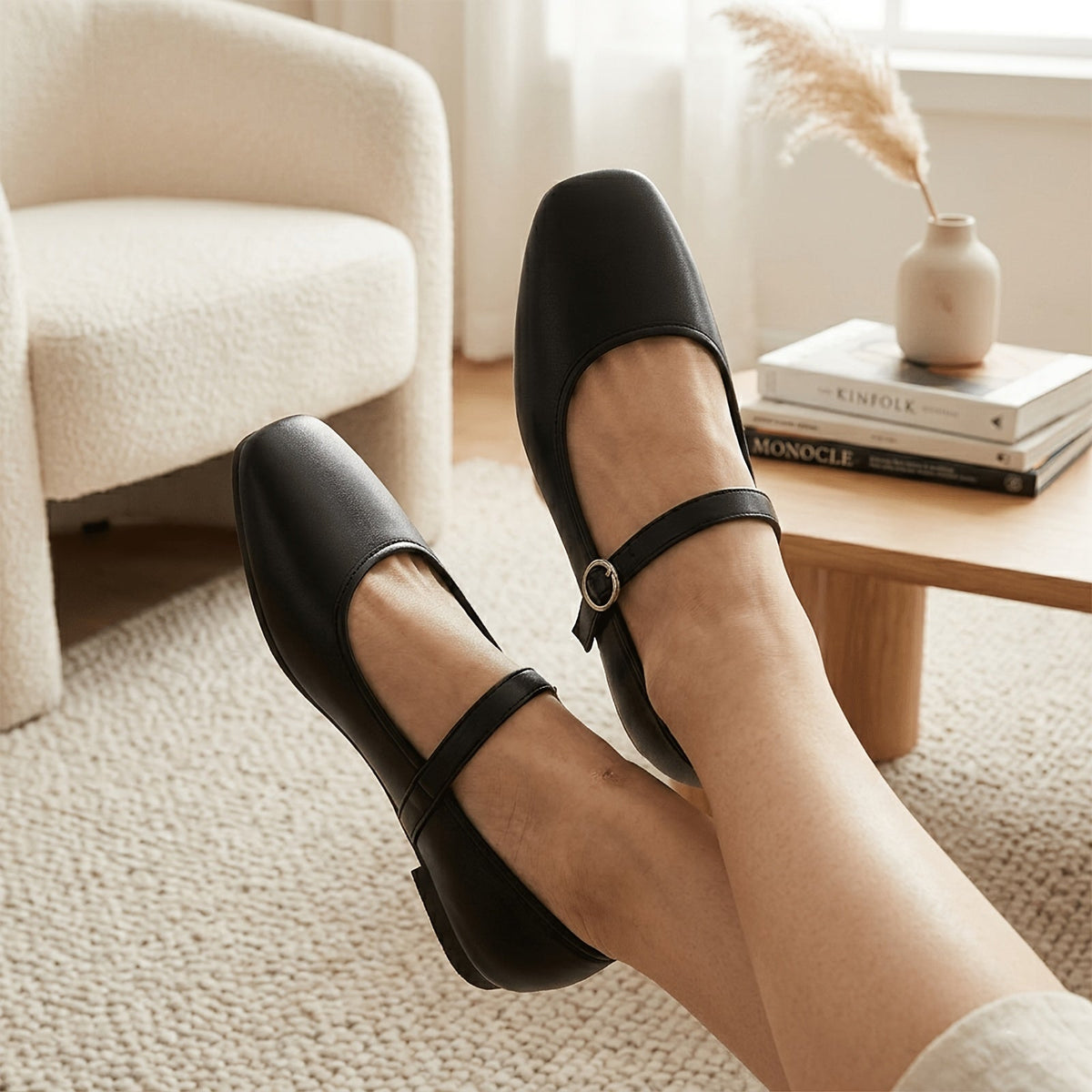 Kerensa Classic Mary Jane Flats
